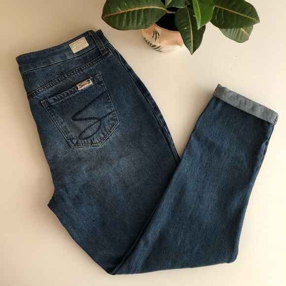 BOGO50% Seven7 Vintage Mom Jean - Picture 2 of 6